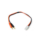 Racers Edge RCE1619  Charge Adapter: Male Tamiya to Male 4mm Bullets, 300mm Wire