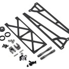 Drag Race Concepts DRC-358-0002  Slider Wheelie Bar w/O-Ring Wheels (Grey) (Mid Motor)  for  Slash Drag Pak