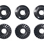Team Associated ASC91150  4mm Low Profile Serrated Steel Wheel Nuts (10)