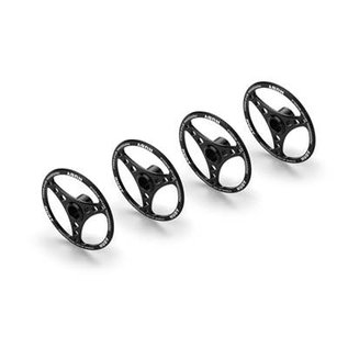 Hudy HUD108070  Aluminum Set-Up Wheels for 1/8 On-Road (4)