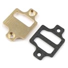 Xpress XP-10557  Brass & Graphite Lower Bulkhead Plate Front Rear: XQ10