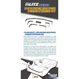 BLITZ BLZ61003  Blitz 1/8th Racing Bodyshell Carbon Stiffener