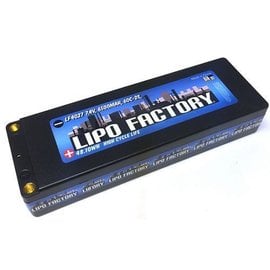 Lipo Factory LF4027  LiPo Factory 2S 7.4v 6500mah 60C LiPo w/ 5mm Bullets
