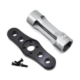 STRC SPTA17BK/S  17mm Light Weight T-Handle Wheel Wrench (Black/Silver)