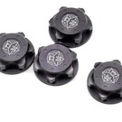 Tekno RC TKR5116C  17mm Serrated Fine Thread Wheel Nut (Gun Metal) (4)