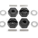 Maverick RC MVK150150  12mm Wheel Hex Hub Set (4): Quantum MT, XT