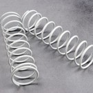 Traxxas TRA3757X  White Rear Springs (2) Rustler Slash Stampede Hoss