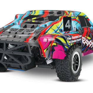 Traxxas TRA44056-3  Hawaiian Nitro Slash 3.3 1/10 2WD RTR SC Truck