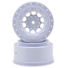 J Concepts JCO3344W  White Hazard SC6.1 or SC5M Front & Rear Wheel 3mm (2)