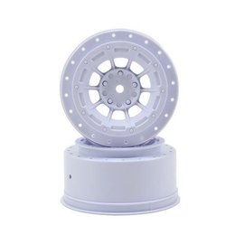 J Concepts JCO3344W  White Hazard SC7 & SC6.4 Front & Rear Wheel 3mm (2)