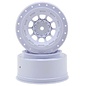 J Concepts JCO3344W  White Hazard SC7 & SC6.4 Front & Rear Wheel 3mm (2)