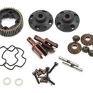 Serpent SER500485  Aluminum Rear Gear Differential for Spyder SRX-4 / DR10 / PROSC10