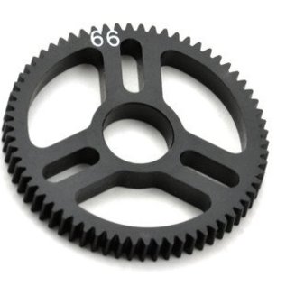 Exotek Racing EXO1543  48P 66T Flite Spur Gear Machined Delrin for EXO Spur Gear Hubs