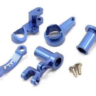 STRC SPTST6845B  Blue HD Aluminum Steering Bellcrank Set (Slash 4x4)