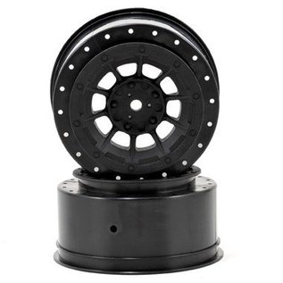 J Concepts JCO3344B  Black Hazard SC7 & SC6.4 Front & Rear Wheel 3mm (2)