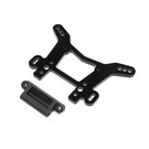 TLR / Team Losi LOS254064  Shock Tower Rear, Aluminum Black: DBXL-E 2.0