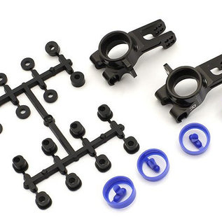 Kyosho KYOIFW608B  Gun Metal Aluminum Rear Hub Carriers (L&R): MP10
