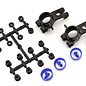 Kyosho KYOIFW608B  Gun Metal Aluminum Rear Hub Carriers (L&R): MP10