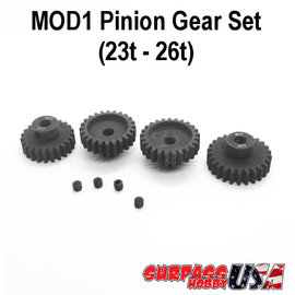 Surpass Hobby USA MOD12326 MOD1 Pinion Gear Set 23T-26T Hard Coated Alloy Steel (4)