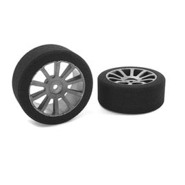 Team Corally COR14700-35  Front Attack Foam 35 Shore Tires 26mm Carbon Rims