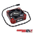 Surpass Hobby USA SP-560001-01 Rocket Red 50mm Aluminum Cooling Fan 10,000 RPM