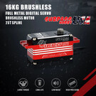 Surpass Hobby USA S1600BL  Digital Brushless Servo 16KG/222oz .07/7.4v  Low Profile Full Metal