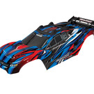 Traxxas TRA6717A  Blue / Red Rustler 4x4 VXL Body