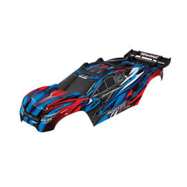 Traxxas TRA6717A  Blue / Red Rustler 4x4 VXL Body