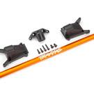 Traxxas TRA6730A  Orange Alu HD Chassis Brace Kit: Rustler 4x4 & LCG Slash 4x4