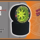 GQ Products GQ-10220-37F-Y  GQ Front 30mm Shore 37 Yellow Wheels