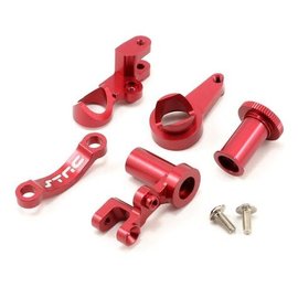 STRC SPTST6845R  Red Aluminum HD Steering Bellcrank Set: Slash 4x4