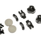 Yeah Racing YEA-YA-0531BK  Black Aluminum CNC Magnetic Invisible Body Mount