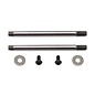 Team Associated ASC91618  B74 Factory Team 3X23 Shock Shafts (2), V2, Chrome