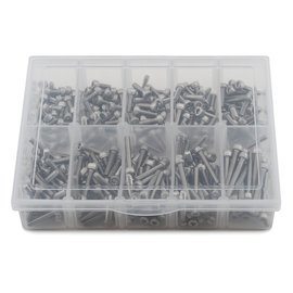 Samix SAMSS-2005  Samix Stainless Steel M3 Screw Set w/Plastic Box (300) (Cap Head)