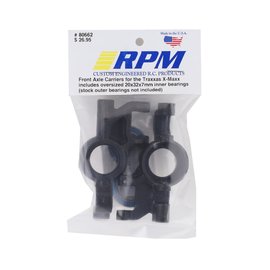RPM R/C Products RPM80662  RPM Traxxas X-Maxx Oversized Front Axle Carriers w/Bearings (2)
