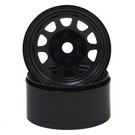 SSD SSD00280  SSD RC Stock 1.9” Steel Beadlock Wheels (Black)