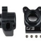 Team Associated ASC91878  RC10B6.2 FT Rear Hubs, black aluminum