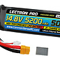 Lectron Pro 4S5200-50SX  Lectron Pro Soft Case 4S 14.8v 5200mAh 50C LiPo Battery w/ Traxxas Plug