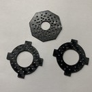 Nooner RC NRC-VTS  Carbon Fiber Slipper Pads  for B6 - B6.3  DR10  B5 Revolution Design VTS Slipper Kit