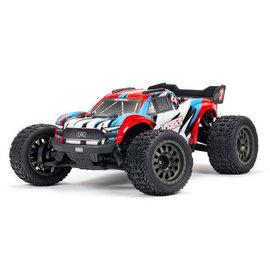 Arrma ARA4305V3T1  ARRMA Red 1/10 VORTEKS 4X4 3S BLX Stadium Truck RTR, Red