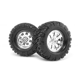 HPI HPI4726  Super Mudders Tires on Ringz Wheels Savage X (2)