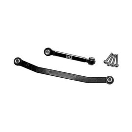 HOT RACING HRASXTF49X01  Hot Racing Axial SCX24 Aluminum Fix Tight Tolerance Steering Rod Link (Black)