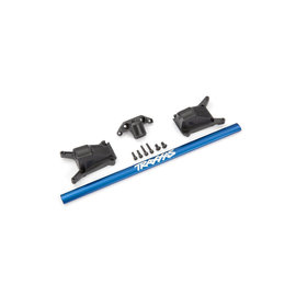 Traxxas TRA6730X  Blue Alu HD Chassis Brace Kit: Rustler 4x4 & LCG Slash 4x4