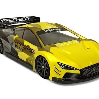 Bittydesign BDYTC-200HYP  Bittydesign HYPER-200 Nitro Touring Car Body (Clear) (200mm)