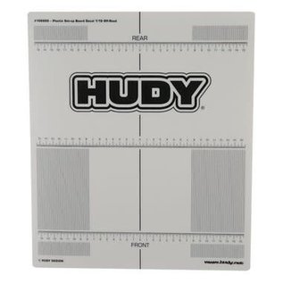 Hudy HUD108660  Hudy Plastic Set-Up Board Decal 331x386mm - 1/10 Off-Road