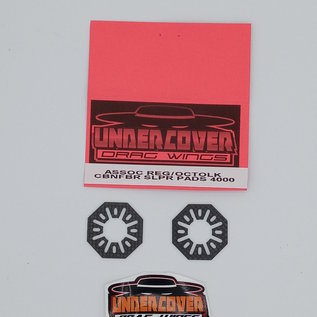 Undercover RC UCR4000  UCDrag  CarbonFiber Vented Slipper Pads - Octolock Associated