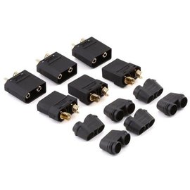 Maclan Racing MCL4269  Black XT90 Connectors (3 Female/3 Male)