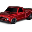 Traxxas TRA94376-74  Red Drag Slash Brushless Drag Chevy C-10 Truck HD