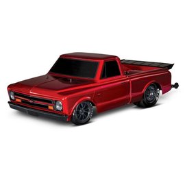 Traxxas TRA94376-74  Red Drag Slash Brushless Drag Chevy C-10 Truck HD