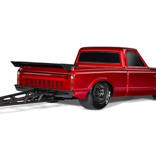 Traxxas TRA94076-4  Red Drag Slash Brushless Drag Chevy C-10 Truck